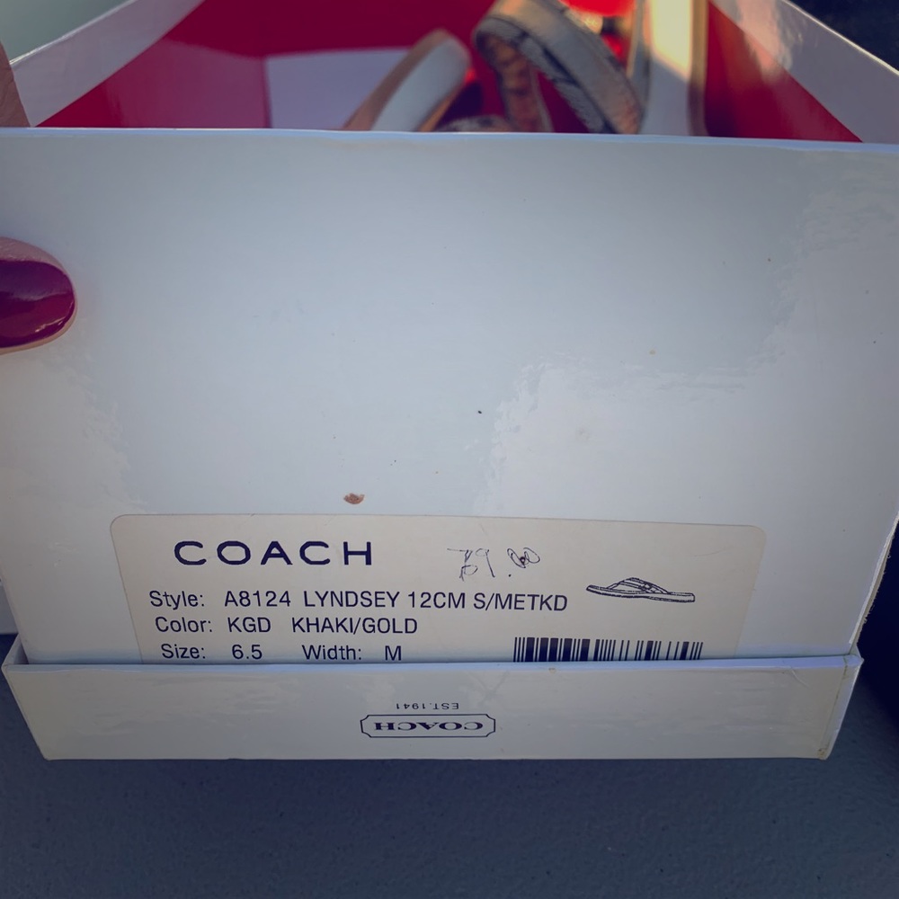 COPY - Coach flip flops